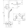 Душевая система IDEAL STANDARD Idealrain ECO A6426AA